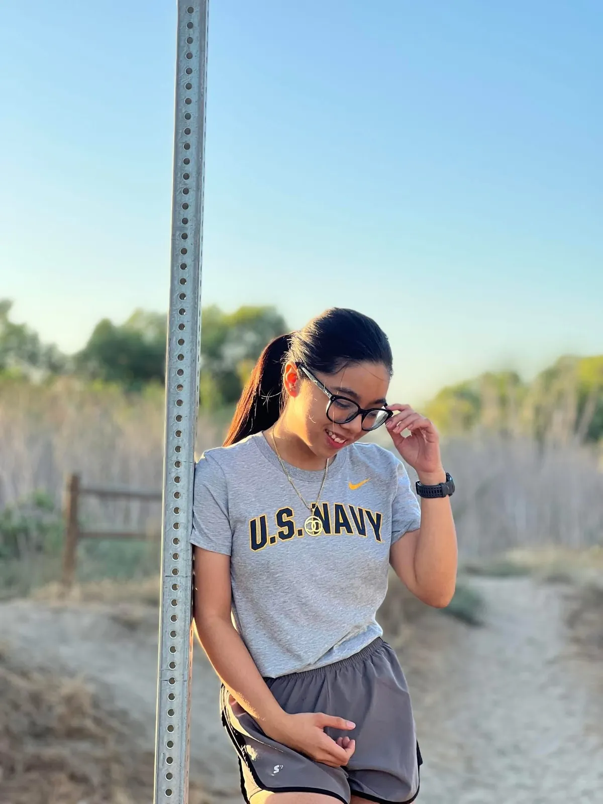 Jahnna enjoying time outdoors